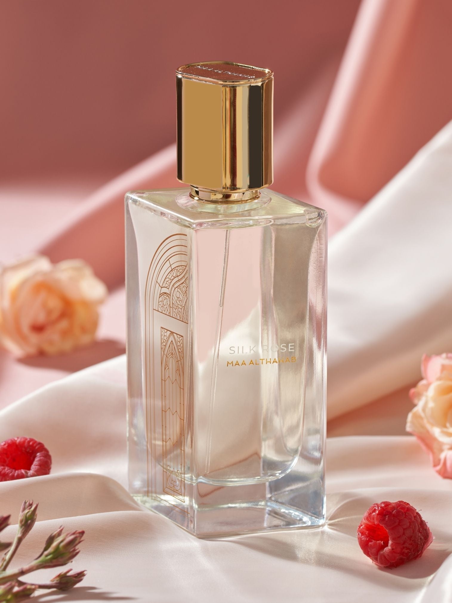 Parfum SILK ROSE | Rose de Damas, Bergamote & Cuir | MAA ALTHAHAB
